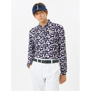 ベストスポーツ and per se（アンパスィ）製品。and per se プリンテッドジャージー 長袖プルオーバーシャツ(メンズ) 24FW AMF9324X3