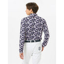 ベストスポーツ and per se（アンパスィ）製品。and per se プリンテッドジャージー 長袖プルオーバーシャツ(メンズ) 24FW AMF9324X3