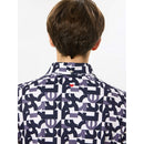 ベストスポーツ and per se（アンパスィ）製品。and per se プリンテッドジャージー 長袖プルオーバーシャツ(メンズ) 24FW AMF9324X3