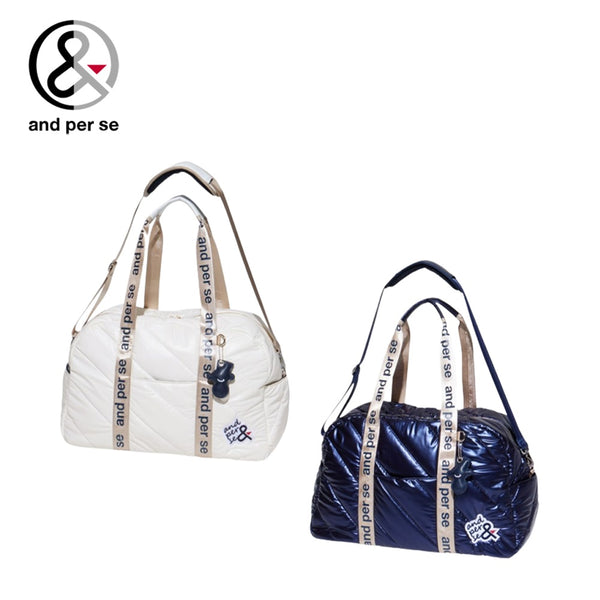 and per se and per se（アンパスィ）製品。and per se キルティングボストンバッグ(ユニセックス) 23FW AFF7203