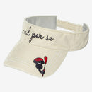 ベストスポーツ and per se（アンパスィ）製品。and per se シュシュ付きベロアサンバイザー(レディース) 24FW AFF8704