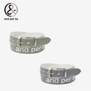 ベストスポーツ and per se（アンパスィ）製品。and per se ロゴデザインベルト(ユニセックス) 24FW AUF7424