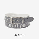 ベストスポーツ and per se（アンパスィ）製品。and per se ロゴデザインベルト(ユニセックス) 24FW AUF7424