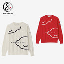 ベストスポーツ and per se（アンパスィ）製品。and per se コットンミックスecoニット長袖セーター(レディース) 24SS AFS2304A1