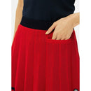 ベストスポーツ and per se（アンパスィ）製品。and per se ウォッシャブルニットプリーツスカート(レディース) 24SS AFS4024B1