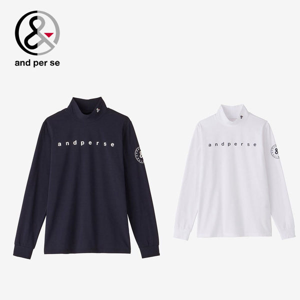 and per se リファインドライ長袖モックネックシャツ(レディース