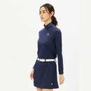 ベストスポーツ and per se（アンパスィ）製品。and per se ショットスムーザー長袖モックネックシャツ(レディース) 24SS AFS9224V4