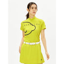 ベストスポーツ and per se（アンパスィ）製品。and per se ショットスムーザー半袖モックネックシャツ(レディース) 24SS AFS9514V4