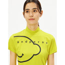 ベストスポーツ and per se（アンパスィ）製品。and per se ショットスムーザー半袖モックネックシャツ(レディース) 24SS AFS9514V4