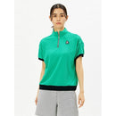 ベストスポーツ and per se（アンパスィ）製品。and per se ドライジャカードパイル半袖ハーフジップシャツ(レディース) 24SS AFS9534V8