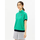 ベストスポーツ and per se（アンパスィ）製品。and per se ドライジャカードパイル半袖ハーフジップシャツ(レディース) 24SS AFS9534V8