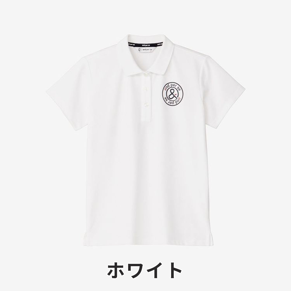 and per se SWING DRYシードステッチ半袖ポロシャツ(レディース