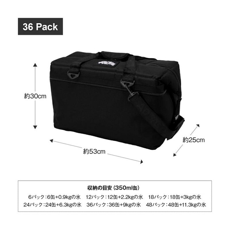 ベストスポーツ AO Coolers（エーオークーラーズ）製品。AO Coolers 36パック キャンバス ソフトクーラー 24SS AO36