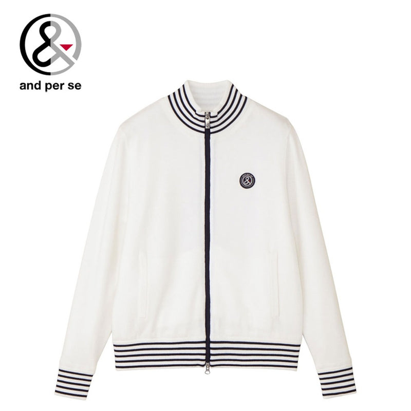 ベストスポーツ and per se（アンパスィ）製品。and per se ウインドシャッター防風ニットブルゾン(レディース) 25FW AFF2915A3