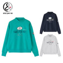 ベストスポーツ and per se（アンパスィ）製品。and per se ショットスムーザースウェット長袖モックネックプルオーバー 26FW AFF6206J1