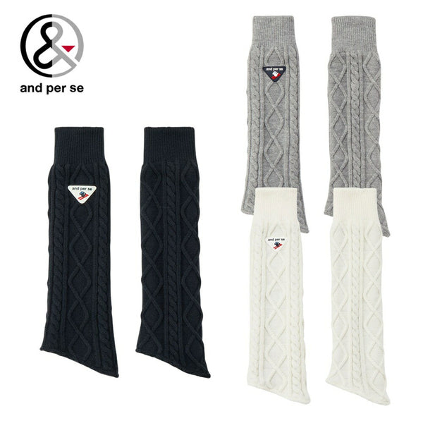 商品 and per se（アンパスィ）製品。and per se レッグウォーマー 25FW AFF8315