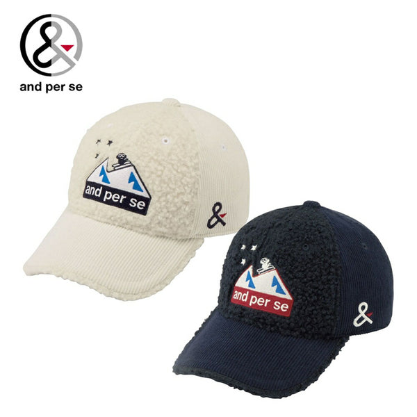 ゴルフ - ヘッドウェア and per se（アンパスィ）製品。and per se キャップ 25FW AFF8415