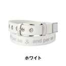 ベストスポーツ and per se（アンパスィ）製品。and per se ロゴプリントベルト(レディース) 25SS AFS7525