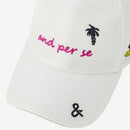 ベストスポーツ and per se（アンパスィ）製品。and per se ラッセルメッシュキャップ(レディース) 25SS AFS8425