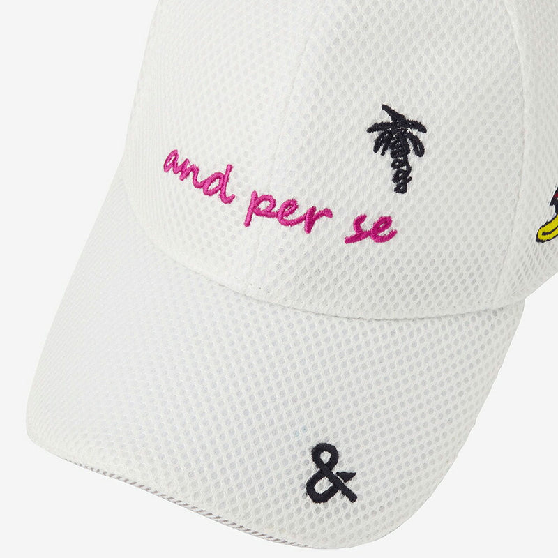 ベストスポーツ and per se（アンパスィ）製品。and per se ラッセルメッシュキャップ(レディース) 25SS AFS8425