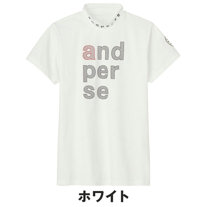 ベストスポーツ and per se（アンパスィ）製品。and per se リファインドライ 半袖モックネックシャツ(レディース) 25SS AFS9505V5