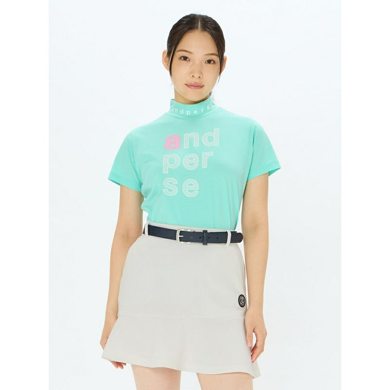 ベストスポーツ and per se（アンパスィ）製品。and per se リファインドライ 半袖モックネックシャツ(レディース) 25SS AFS9505V5