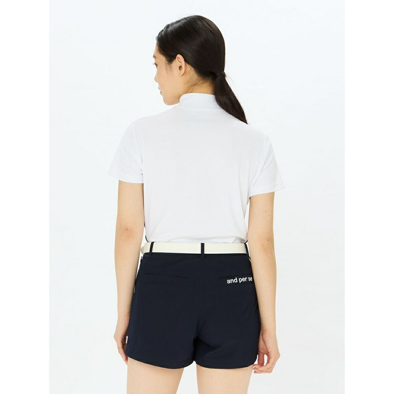 ベストスポーツ and per se（アンパスィ）製品。and per se ソルケア半袖モックネックシャツ(レディース) 25SS AFS9565V9