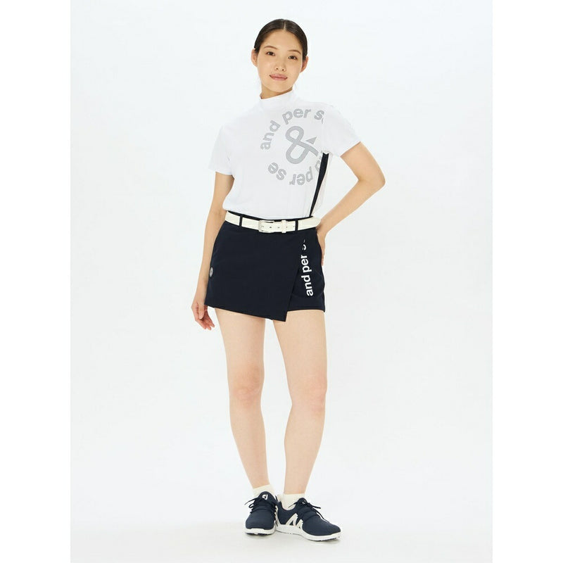 ベストスポーツ and per se（アンパスィ）製品。and per se ソルケア半袖モックネックシャツ(レディース) 25SS AFS9565V9