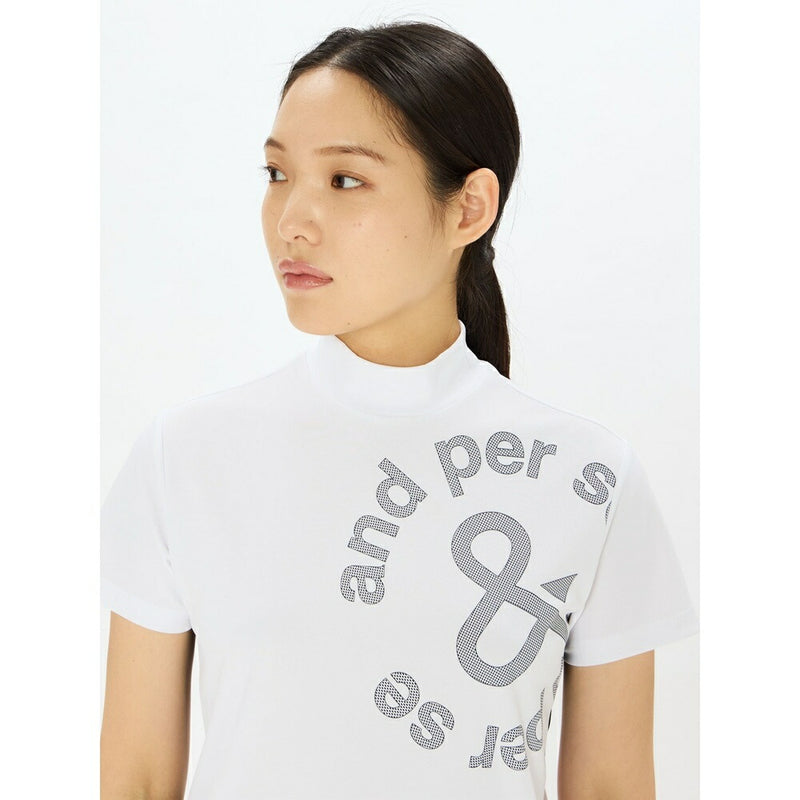 ベストスポーツ and per se（アンパスィ）製品。and per se ソルケア半袖モックネックシャツ(レディース) 25SS AFS9565V9