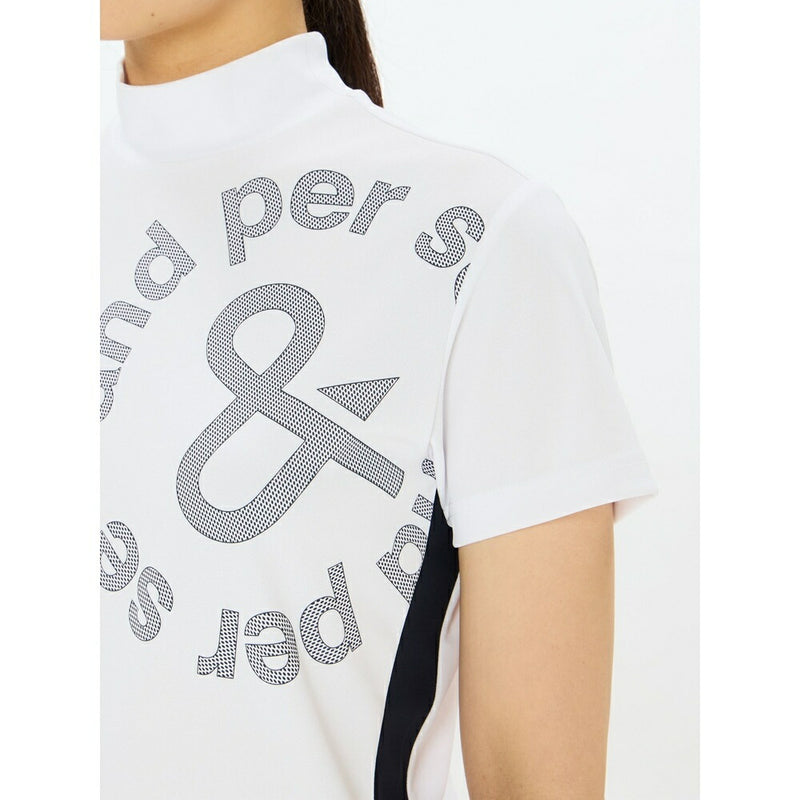 ベストスポーツ and per se（アンパスィ）製品。and per se ソルケア半袖モックネックシャツ(レディース) 25SS AFS9565V9