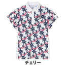 ベストスポーツ and per se（アンパスィ）製品。and per se プリンテッドSD 3Dワッフル半袖シャツ(レディース) 25SS AFS9665X3