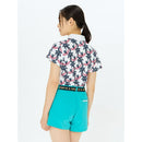 ベストスポーツ and per se（アンパスィ）製品。and per se プリンテッドSD 3Dワッフル半袖シャツ(レディース) 25SS AFS9665X3