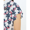 ベストスポーツ and per se（アンパスィ）製品。and per se プリンテッドSD 3Dワッフル半袖シャツ(レディース) 25SS AFS9665X3