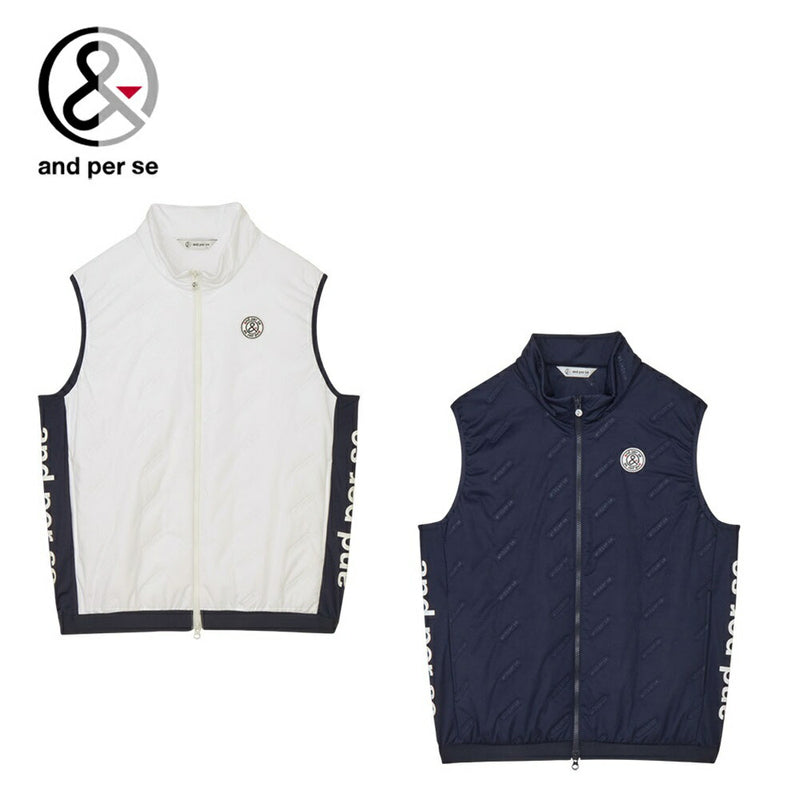 ベストスポーツ and per se（アンパスィ）製品。and per se エアジャスター中わたベスト(メンズ) 25FW AMF1015G3