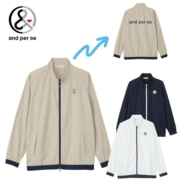 ゴルフ - ウェア and per se（アンパスィ）製品。and per se マルチウェザージャケット(メンズ) 25FW AMF1105G1