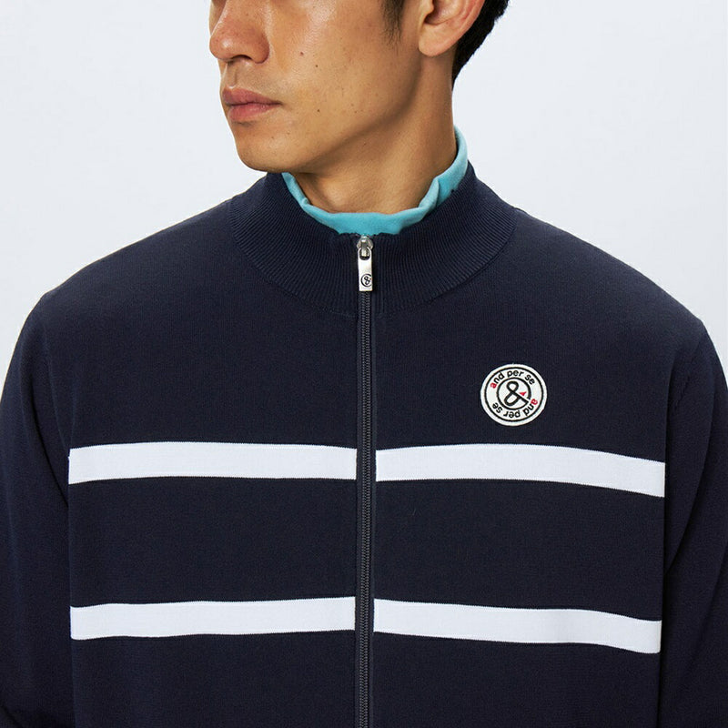 ベストスポーツ and per se（アンパスィ）製品。and per se ウインドシャッター防風ニットブルゾン(メンズ) 25FW AMF2915A3