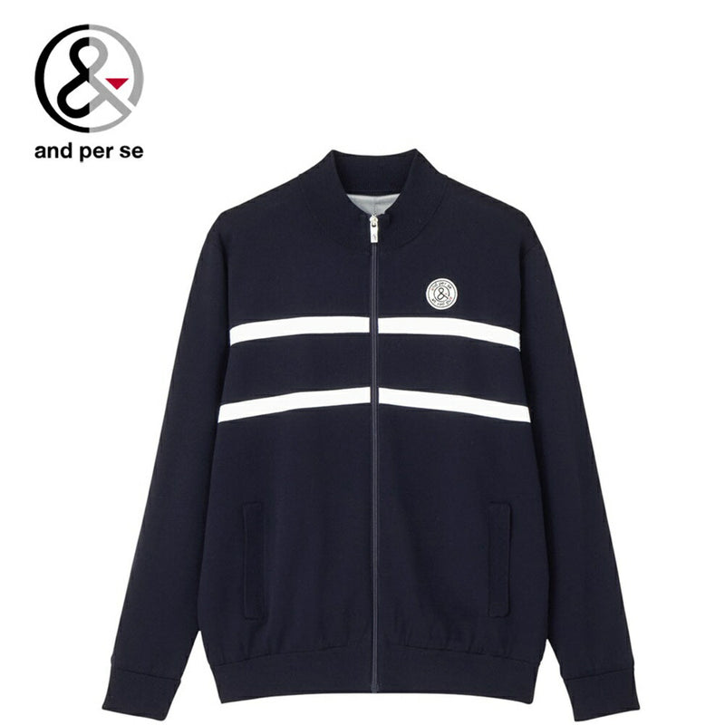 ベストスポーツ and per se（アンパスィ）製品。and per se ウインドシャッター防風ニットブルゾン(メンズ) 25FW AMF2915A3
