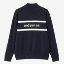 ベストスポーツ and per se（アンパスィ）製品。and per se ウインドシャッター防風ニットブルゾン(メンズ) 25FW AMF2915A3