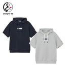 ベストスポーツ and per se（アンパスィ）製品。and per se ショットスムーザースウェット半袖フーディーシャツ(メンズ) 25FW AMF6505J1