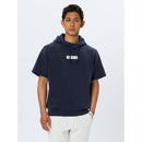 ベストスポーツ and per se（アンパスィ）製品。and per se ショットスムーザースウェット半袖フーディーシャツ(メンズ) 25FW AMF6505J1