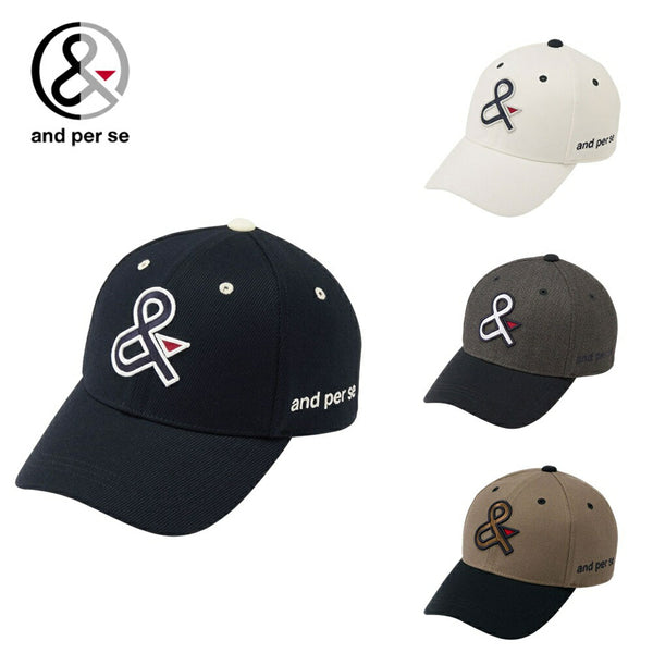 ゴルフ and per se（アンパスィ）製品。and per se キャップ(メンズ) 25FW AMF8405