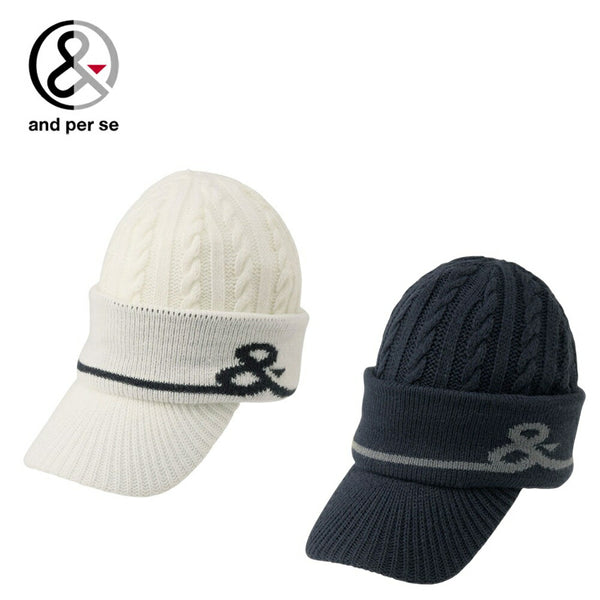 ゴルフ - ヘッドウェア and per se（アンパスィ）製品。and per se ニットキャップ 25FW AMF8515