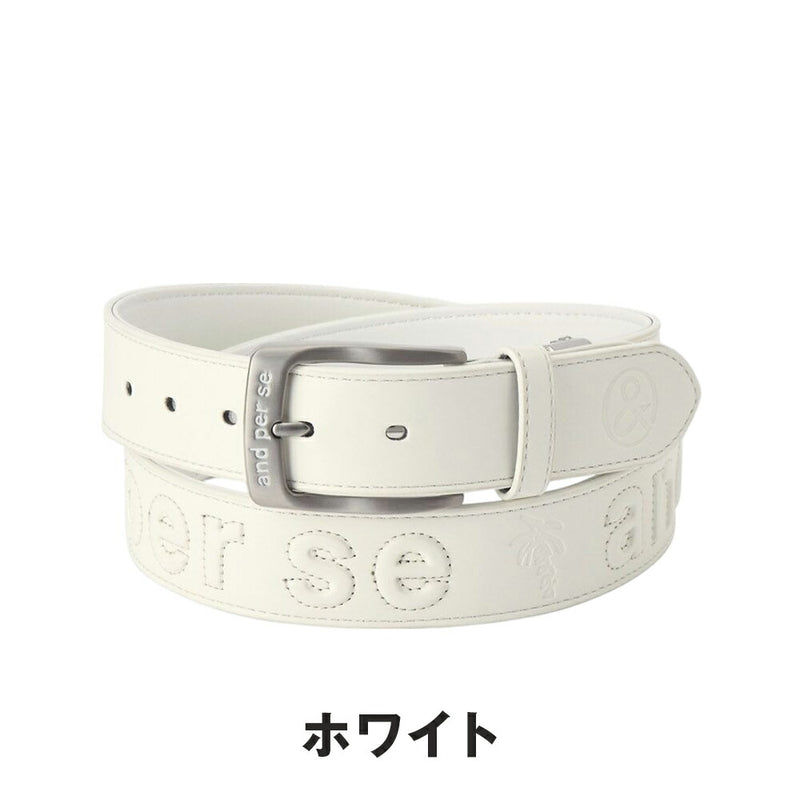 ベストスポーツ and per se（アンパスィ）製品。and per se ロゴベルト(メンズ) 25SS AMS7405