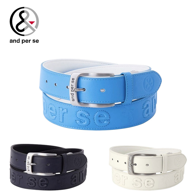 ベストスポーツ and per se（アンパスィ）製品。and per se ロゴベルト(メンズ) 25SS AMS7405