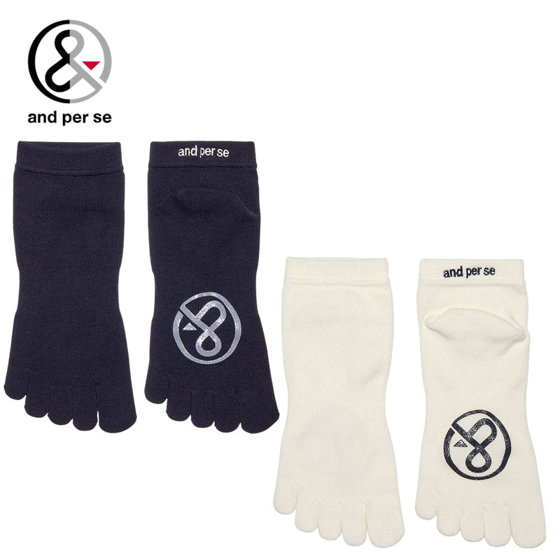 ベストスポーツ and per se（アンパスィ）製品。and per se 5本指ソックス(メンズ) 25SS AMS8045