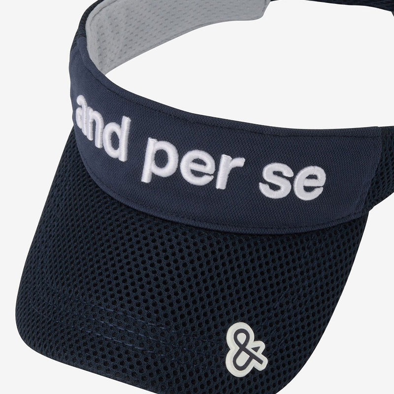 ベストスポーツ and per se（アンパスィ）製品。and per se ラッセルメッシュバイザー(メンズ) 25SS AMS8735