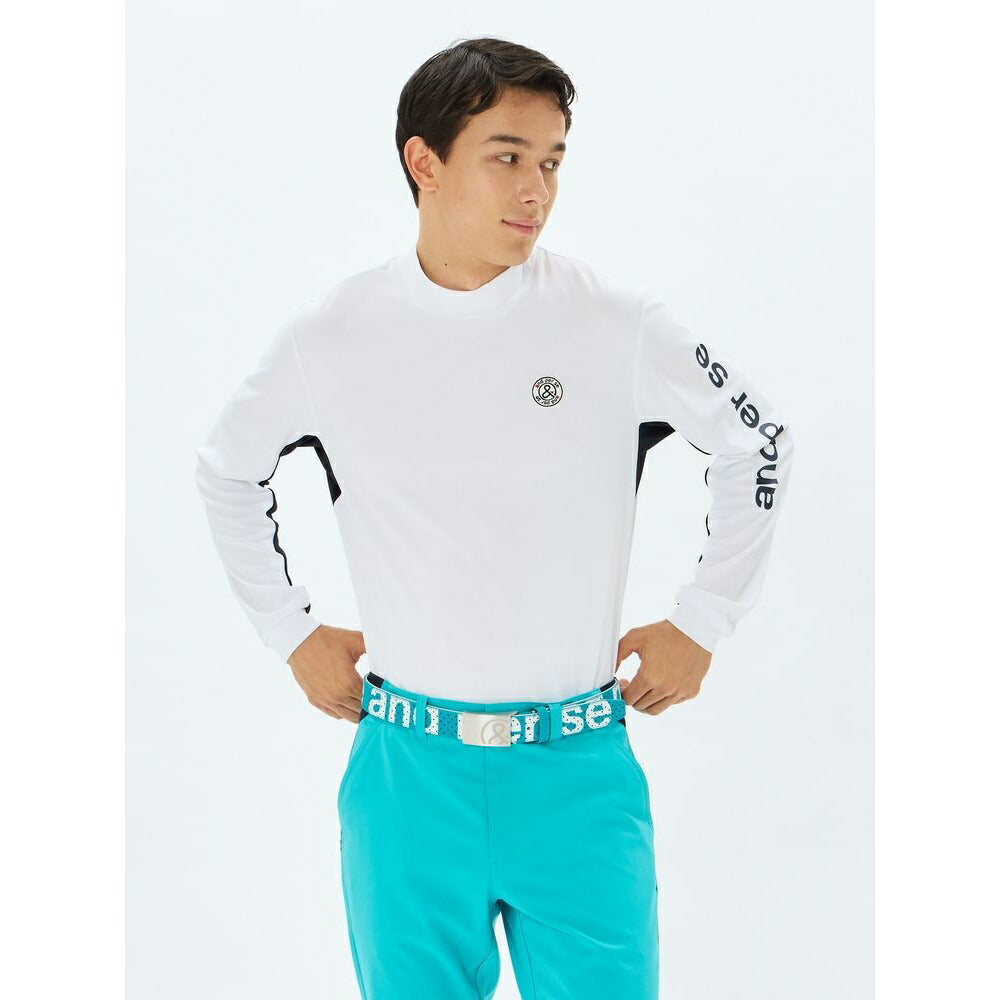 WAAC MENS バックハニカム 半袖モックネック　Sサイズ MENS バックハニカム 半袖モックネック（Tシャツ/カットソー