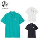 ベストスポーツ and per se（アンパスィ）製品。and per se ロゴジャカード半袖シャツ(メンズ) 26SS AMS9626X4