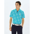 ベストスポーツ and per se（アンパスィ）製品。and per se ソルケアプリンテッド半袖スキッパーシャツ(メンズ) 25SS AMS9685X9