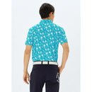 ベストスポーツ and per se（アンパスィ）製品。and per se ソルケアプリンテッド半袖スキッパーシャツ(メンズ) 25SS AMS9685X9